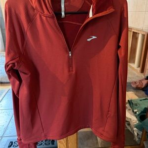 Brooks Crimson Quarter-Zip Pullover